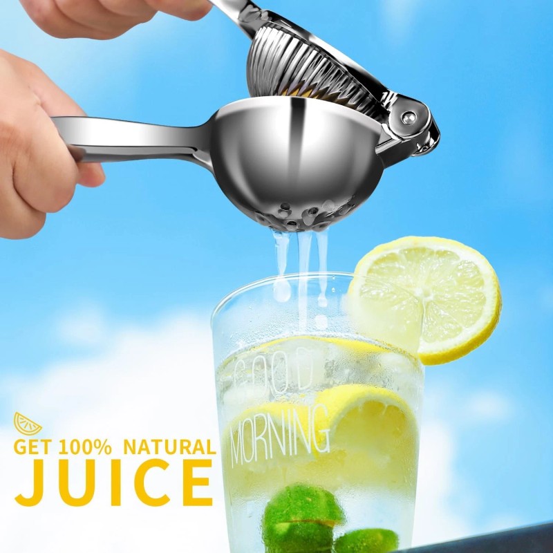 Rekix Lemon Squeezer, Heavy Duty Lemon Juicer, Lime Squeezer, Manual