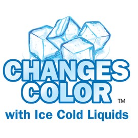 12oz Color Changing Stadium Cup, Durable plastic cups, BPA FREE, Reacting to ice cold liquids, Set of 12, Frosted Assorted -MADE IN USA