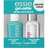 essie Gel Setter Nail Polish Kit, Aqua Blue Nail Polish