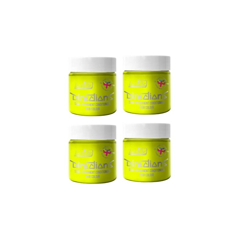 4x La Riche Directions Semi-Permanent Hair Color 100ml Tub -