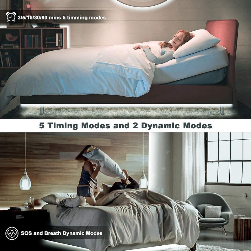 MY BEAUTY LIGHT LED Strip Lights Warm White,32.8ft Dimmable LED