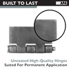 Ilyapa 2 Pack 4x4 Gate Hinges Heavy Duty Butt Hinge