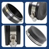 Supply Giant 3962 Flexible PVC Pipe Cap with Stainless Steel
