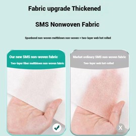 Disposable Pillow Case Covers for Travel,6 PCS, 32 x 20
