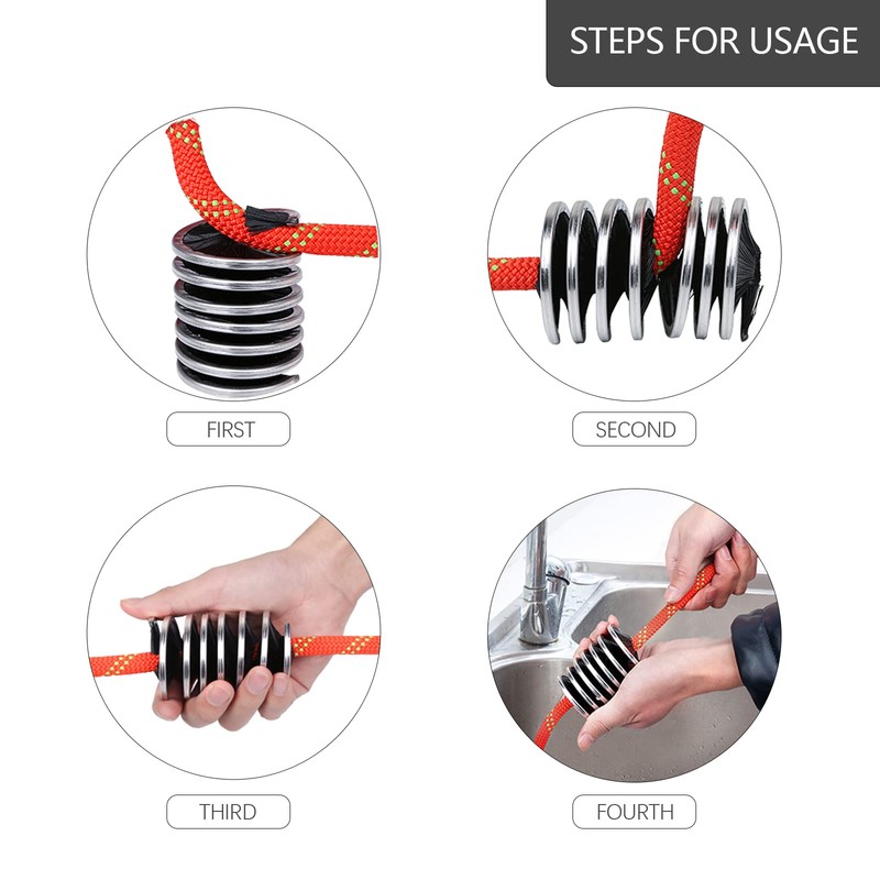 CAMNAL Climbing Rope Cleaning Brush 8-12mm Climbing Rope Cleaning Tools