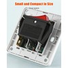 2PCS 3 Pin 2 Position RS606 Rocker Switch Fit for