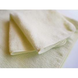 Imabary Gentle Pile + Gauze Handkerchief Towel, Pale Green, Set of 10