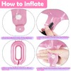 HotPink Bow Balloons (Number 11)