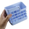 EIKS Plastic Utensil Holder Silverware Organizer Cutlery Drying Rack with