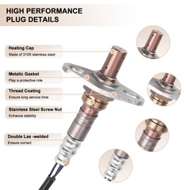 BLPextrm Sensor de oxígeno O2 aguas arriba de repuesto para Toyota Tacoma 2000-2004 2.4L 2.7L 3.4L reemplaza # 234-9001 234-4189 juego de 2