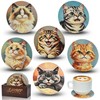 Sopicoz Coaster Set of 6, Drink Coaster for Home, Silicone