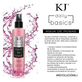 Agua de Rosas KJ Tónico Facial 135ml Hipoalergénico Sin Parabenos                                                                                     