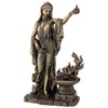11.25 Inch Hestia - Greek Goddess Cold Cast Bronze Figurine