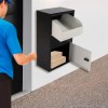 Unbranded Wall Mount Locking Drop Box Steel Mailbox for Rent