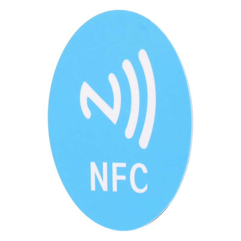 20 Pcs ID5200 NFC Stickers Adhesive Label Round 40mm Anti