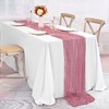10 Pack Dusty Rose Table Runner 10Ft Cheesecloth Table Runner