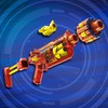 Nerf Loadout FlareFusion Blaster, 3 Interchangeable Attachment Accessories, 18 Nerf