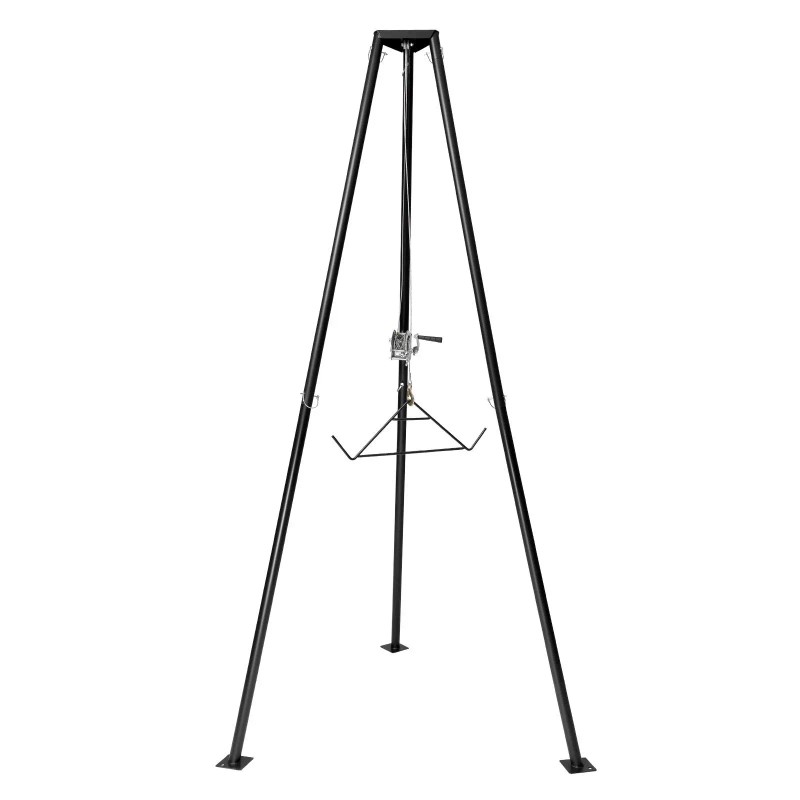 500 Lbs Load Capacity Manual Winch Tripod Deer Hoist Lift