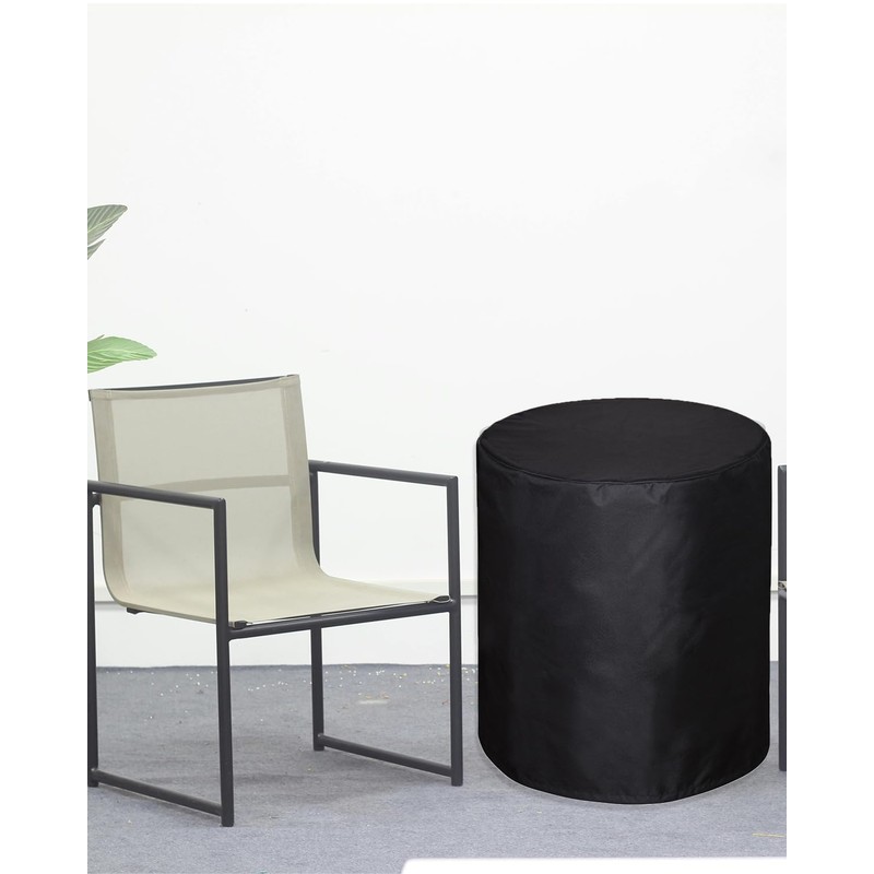 SheeChung Fire Pit Round Cover 24" D X 27" H,Heavy