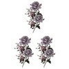 KING HORSE hm1145 Tattoo Sticker Rose [Regular Size, Pack of