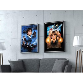 5D Wizard Diamond Painting Kit für Erwachsene und Kinder, DIY Castle Diamond Art, Hedwig Full Drill Kreuzstich mit Werkzeugen und Zubehör