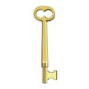 Haz·quls (KY-30) Solid Zinc Architectural Skeleton Key with Double Notched