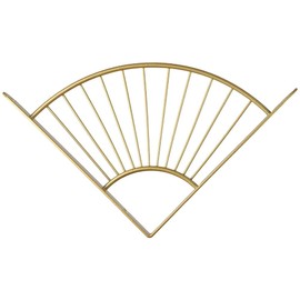 Upluckey 2 Pack Gold Shelf Brackets Wall Mounted L Bracket 8 inch Triangle Shelving Support Wall Decor Corner Brackets with Screws