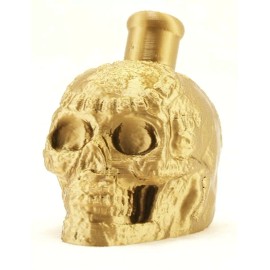 Mayan / Aztec Death Whistle Ancient Gold Skull *** MADE IN USA ***