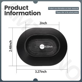 AMTHKNO 2 Pcs 12465 Leg Cap Replacement Compatible with in-tex 26719MW, 26719W, 26733EH, 26735EH, 26739MW for 14ft 15ft 16ft Round Prism Frame Pools