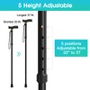 Folding Cane, Walking Poles with Adjustable Height, Canes for Men,