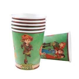 P'tit Clown re14056 – Pack of 6 Robin Hood Cups 25 cl