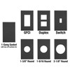 Sigma Electric, Black Sigma Engineered Solutions 14001 1-Gang Weatherproof Gasket,