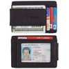 Toughergun Slim Wallet for Men RFID Blocking Money Clip, Minimalist