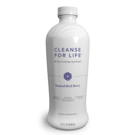 Isagenix Cleanse for Life - Detox Cleanse Drink with Vitamin B12, Niacin and Vitamin B6 for Overall Wellness - 32-Ounce Bottle (Natural Rich Berry Flavor), Packaging May Vary