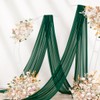 DeZerlor Emerald Green Wedding Arch Draping Fabric 29" x 20