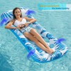 Jasonwell Inflatable Pool Float Lounge - 2 Pack Floaties Rafts