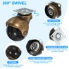PATIKIL 2 Inch Ball Caster Wheels Set of 4, 360°