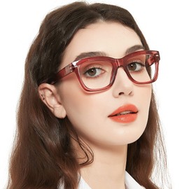 OCCI CHIARI Cateye Reading Glasses for Women 1.50 Fashion Cute Ladies Readers 1.0 1.25 1.5 1.75 2.0 2.25 2.50 2.75 3.0 3.5(Red,1.5)