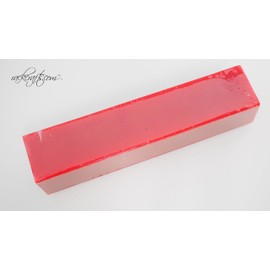 rackcrafts.com Square Rectangle Tower Pillar Wax Candle Wedding Funeral Special Events (Red)