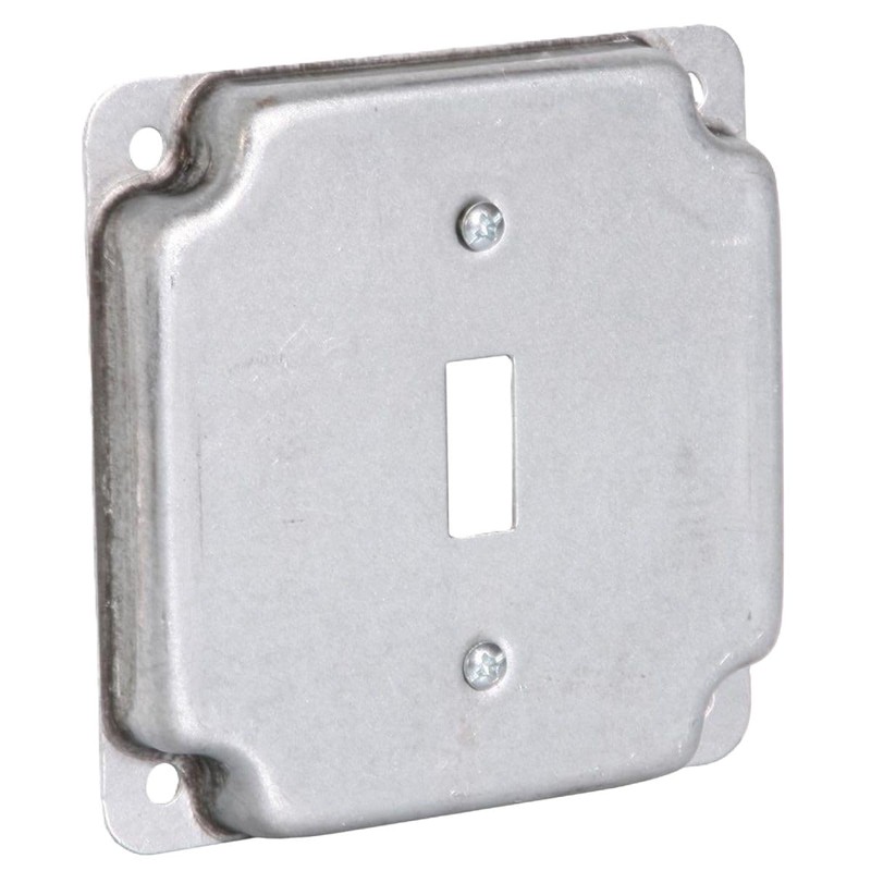 Hubbell-Raco 800C 1 Toggle 4-Inch Square Exposed Work Cover