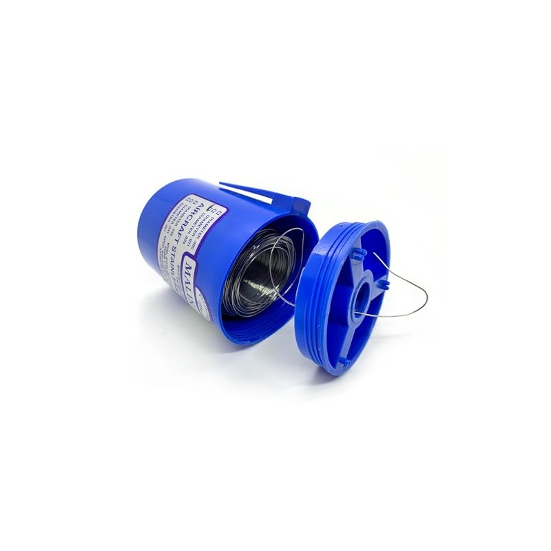 Malin - MS20995C Stainless Steel Safety Wire Lockwire, Canister, 0.025
