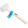 OX Pro White Rubber Mallet - Non-marking Rubber Mallet Hammer