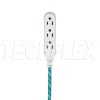 360417-ST 360 Electrical - 8ft Braided Extension Cord, Mint Julep