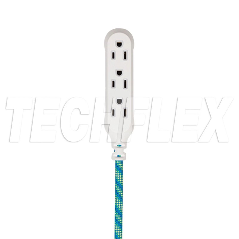 360417-ST 360 Electrical - 8ft Braided Extension Cord, Mint Julep