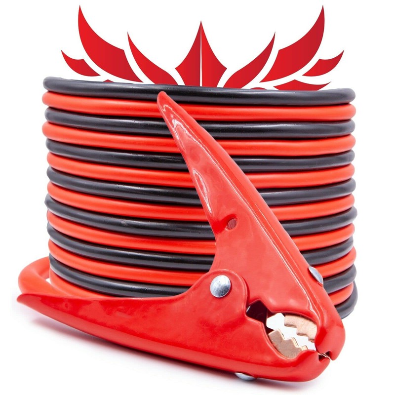 Heavy Duty 0 Gauge 20 Ft Battery Booster Cable Emergency