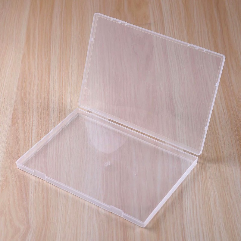 Paialco A6 Clear Plastic Storage Box, 4 x 6 Inch