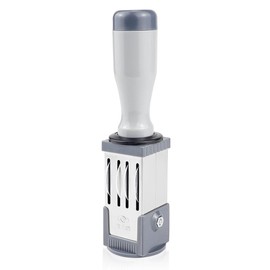 UPIQNG Time Date Stamp Handheld Rolling Stamp Round Plastic Time Date Stamp Year Month Day Stamp Portable Number Date Stamp for Diary Homework Daily Use,32MM