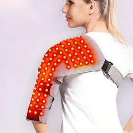 Terapia de Luz Roja para Hombro, Almohadilla de Terapia de, Almohadilla de Brazo de Luz Roja de 660 Nm y 850 Nm, para Hombro, Reducción del Dolor