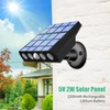 Fake Security Camera Shape LED Security Light Solar Powered Lawn