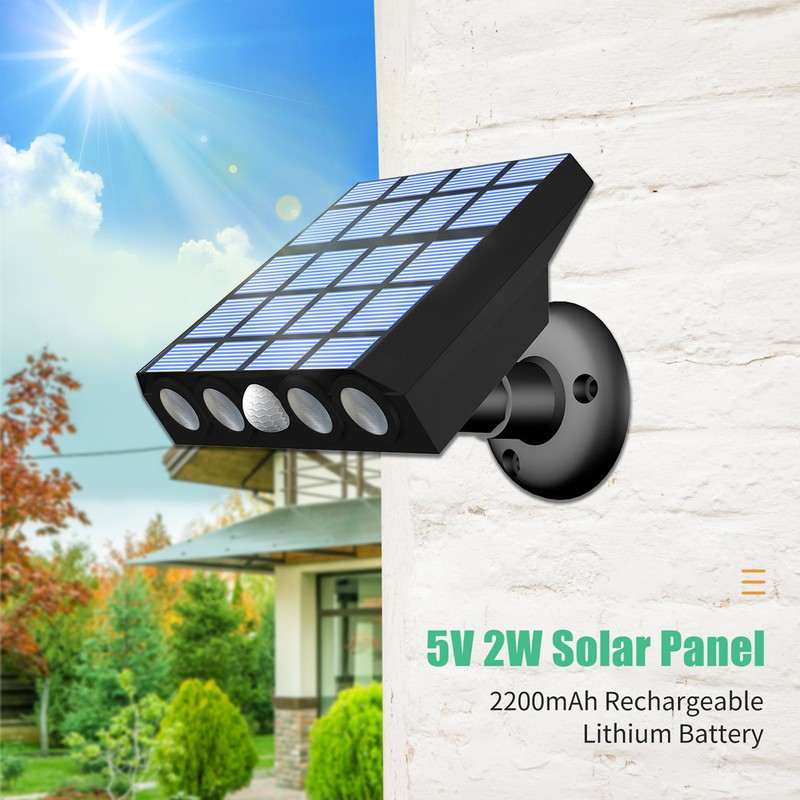 Fake Security Camera Shape LED Security Light Solar Powered Lawn